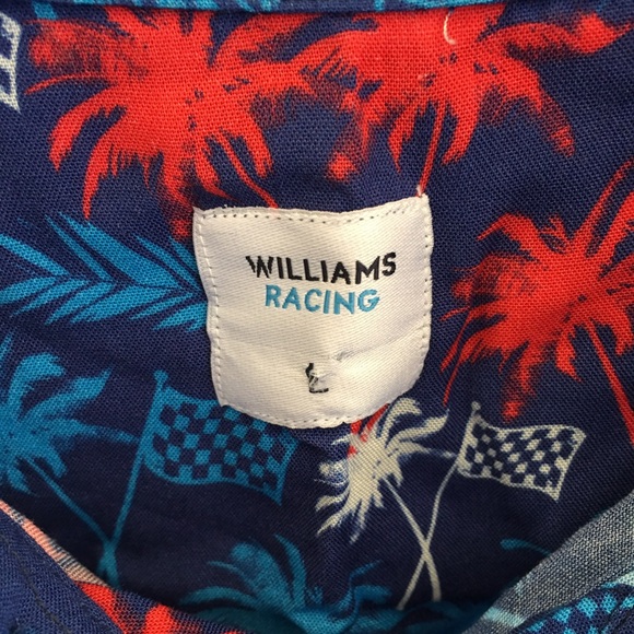 New Williams Racing Miami Vibe 2022 palm print shirt - Picture 4 of 7